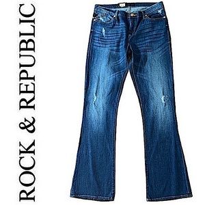 Rock & Republic NWT Low Rise Typhoon Bootcut Jeans